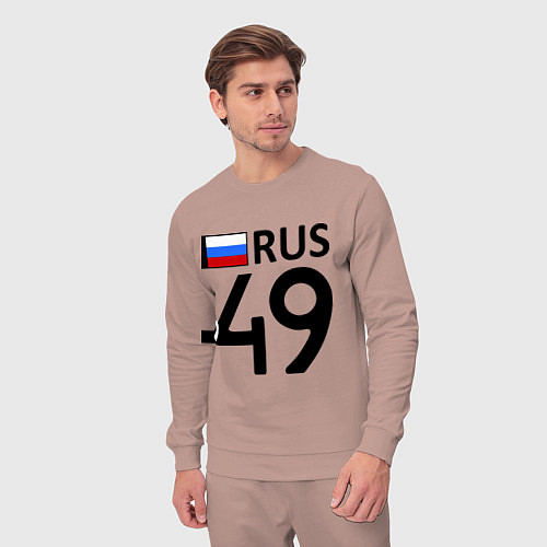 Мужской костюм RUS 49 / Пыльно-розовый – фото 3