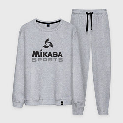 Костюм хлопковый мужской MIKASA SPORTS, цвет: меланж