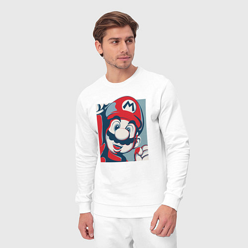 Мужской костюм MARIO / Белый – фото 3