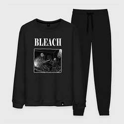 Костюм хлопковый мужской Nirvana рисунок для Альбома Bleach, цвет: черный