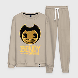 Костюм хлопковый мужской Bendy And The Ink Machine, цвет: миндальный