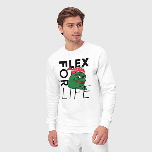 Мужской костюм FLEX FOR LIFE / Белый – фото 3