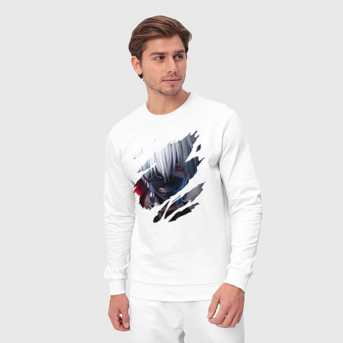 Мужской костюм Кен Канеки / Белый – фото 3