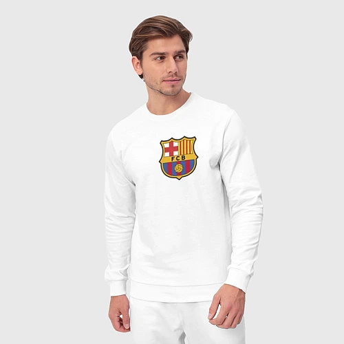 Мужской костюм Barcelona FC / Белый – фото 3