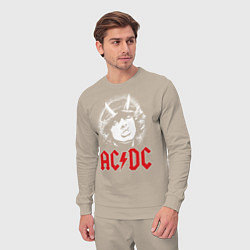 Костюм хлопковый мужской ACDC, цвет: миндальный — фото 2