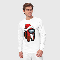 Костюм хлопковый мужской Among Us, цвет: белый — фото 2