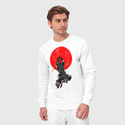 Костюм хлопковый мужской Samurai, цвет: белый — фото 2