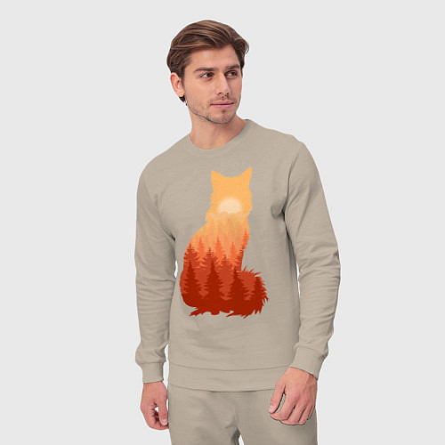 Мужской костюм Лиса / Миндальный – фото 3