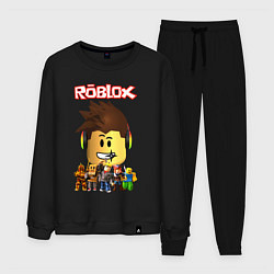 Костюм хлопковый мужской ROBLOX, цвет: черный