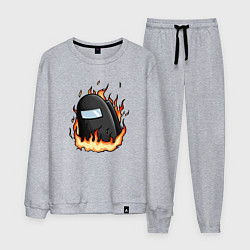 Мужской костюм Among Us fire