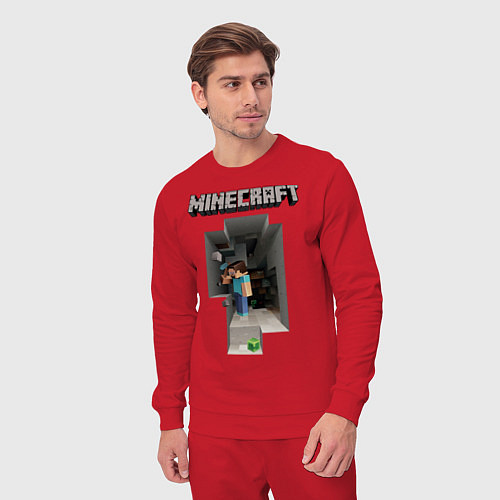 Мужской костюм Minecraft / Красный – фото 3