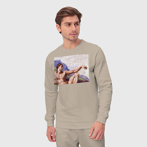 Мужской костюм Искусство / Миндальный – фото 3