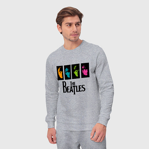 Мужской костюм Всемирный день The Beatles / Меланж – фото 3