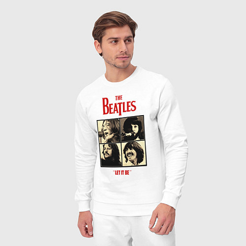 Мужской костюм The Beatles LET IT BE / Белый – фото 3