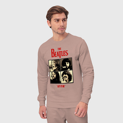 Мужской костюм The Beatles LET IT BE / Пыльно-розовый – фото 3