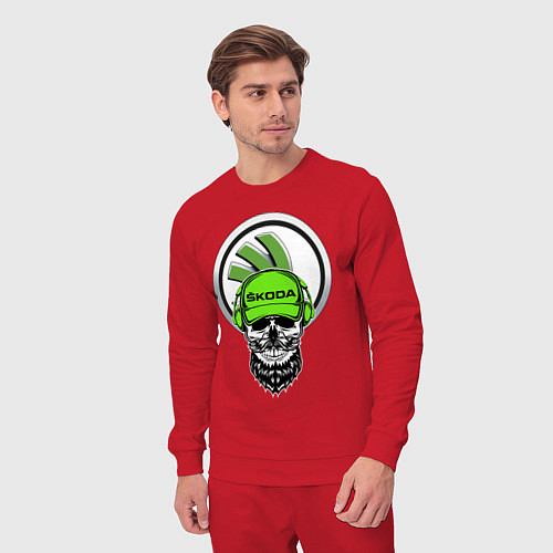 Мужской костюм Шкодавод спина Z / Красный – фото 3