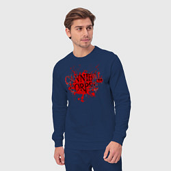 Костюм хлопковый мужской Cannibal Corpse, цвет: тёмно-синий — фото 2