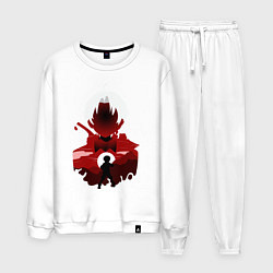 Костюм хлопковый мужской Руди Грейрат, цвет: белый