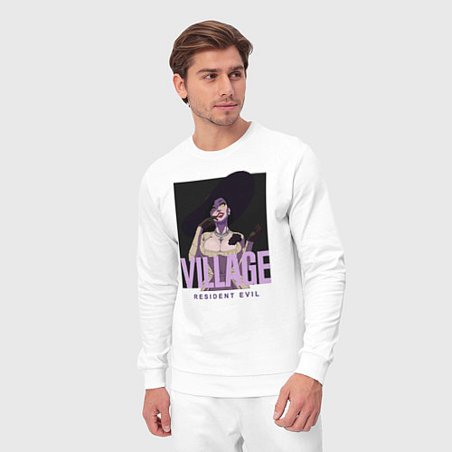 Мужской костюм Resident evil vampire / Белый – фото 3