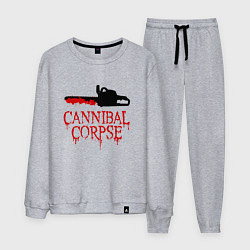 Костюм хлопковый мужской Cannibal Corpse Труп Каннибала Z, цвет: меланж
