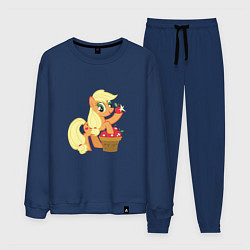 Костюм хлопковый мужской Applejack, цвет: тёмно-синий
