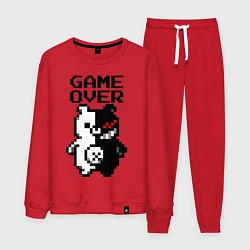 Костюм хлопковый мужской MONOKUMA GAME OVER, цвет: красный