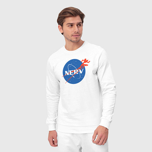 Мужской костюм Nerv / Белый – фото 3