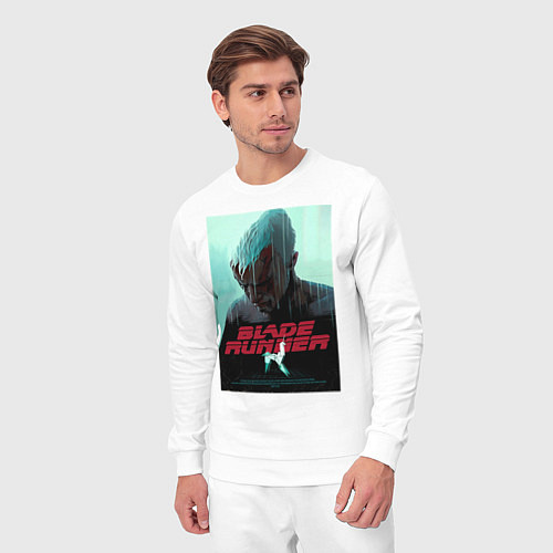 Мужской костюм Слезы в дожде Blade Runner / Белый – фото 3