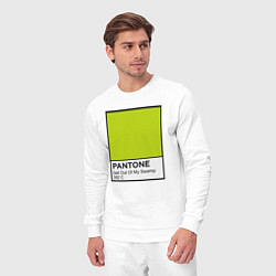 Костюм хлопковый мужской Shrek: Pantone Color, цвет: белый — фото 2