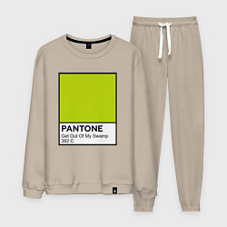 Костюм хлопковый мужской Shrek: Pantone Color, цвет: миндальный