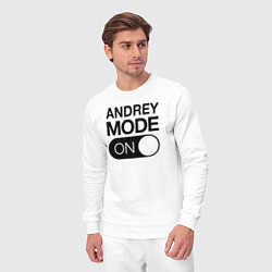 Костюм хлопковый мужской Andrey Mode On, цвет: белый — фото 2