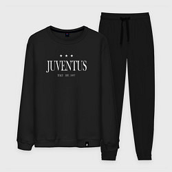 Костюм хлопковый мужской Juventus Tee est 1897 2021, цвет: черный