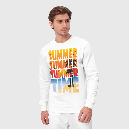 Мужской костюм SUMMER TIME / Белый – фото 3