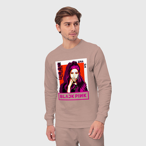 Мужской костюм Jisoo / Пыльно-розовый – фото 3