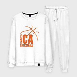 Костюм хлопковый мужской California Basket, цвет: белый