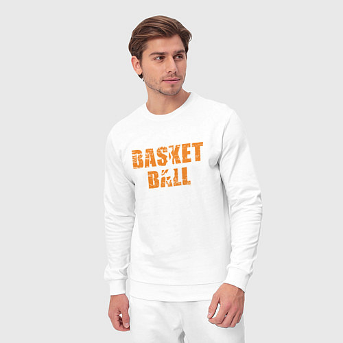 Мужской костюм Баскетбол - Моя Игра / Белый – фото 3