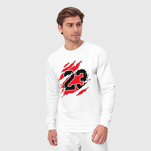 Мужской костюм Bulls 23 / Белый – фото 3