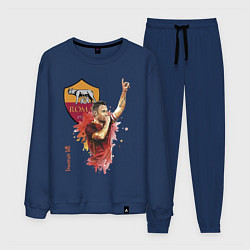 Костюм хлопковый мужской Francesco Totti - Roma - Italy, цвет: тёмно-синий
