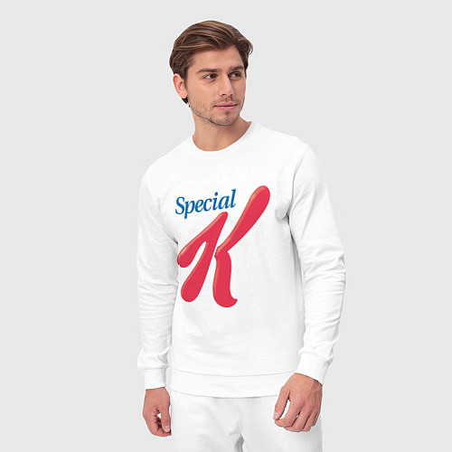 Мужской костюм Special k merch Essential / Белый – фото 3