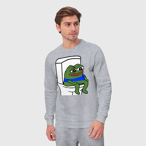 Мужской костюм Лягушонок пепе / Меланж – фото 3