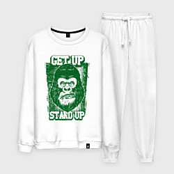 Костюм хлопковый мужской Get Up - Stand Up, цвет: белый