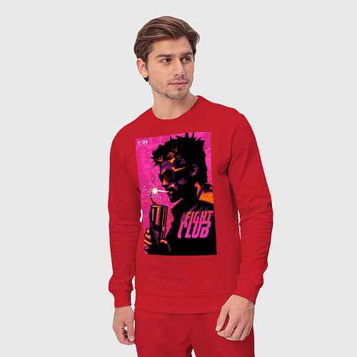 Мужской костюм Тайлер Дёрден, Бойцовский клуб / Красный – фото 3