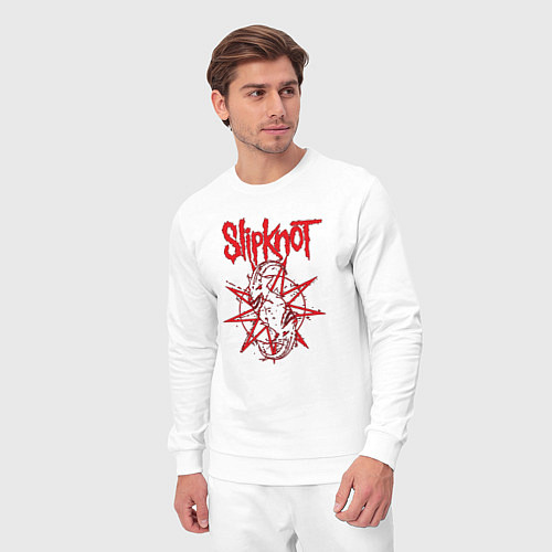 Мужской костюм Slipknot Slip Goats Art / Белый – фото 3