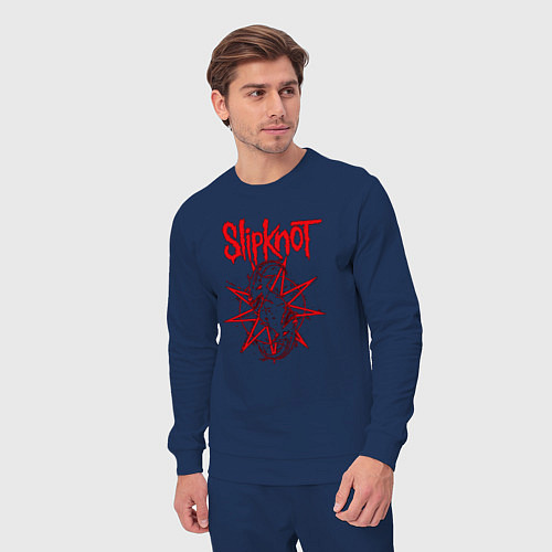 Мужской костюм Slipknot Slip Goats Art / Тёмно-синий – фото 3