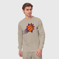 Костюм хлопковый мужской Suns Basket, цвет: миндальный — фото 2