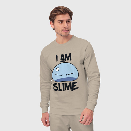 Мужской костюм I AM SLIME, Я СЛИЗЬ / Миндальный – фото 3