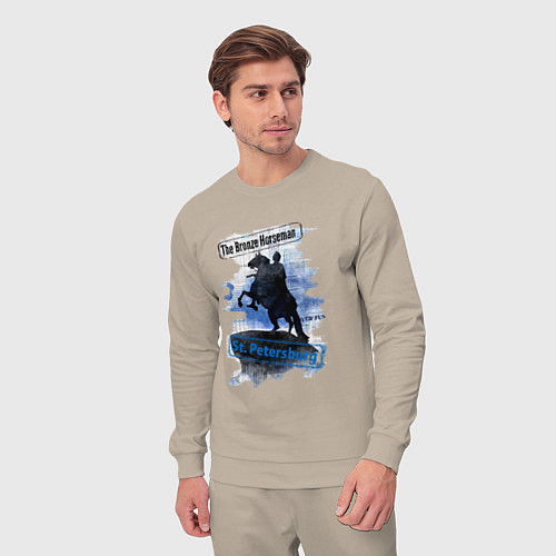 Мужской костюм The Bronze Horseman / Миндальный – фото 3