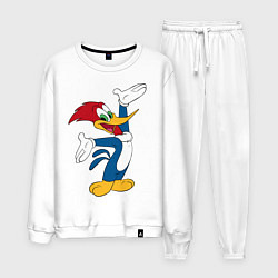 Мужской костюм Дятел Вуди позирует