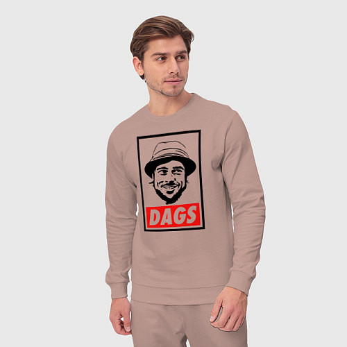 Мужской костюм Snatch: Dags / Пыльно-розовый – фото 3
