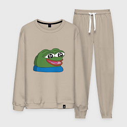 Костюм хлопковый мужской Pepe happy Пепе хеппи, цвет: миндальный